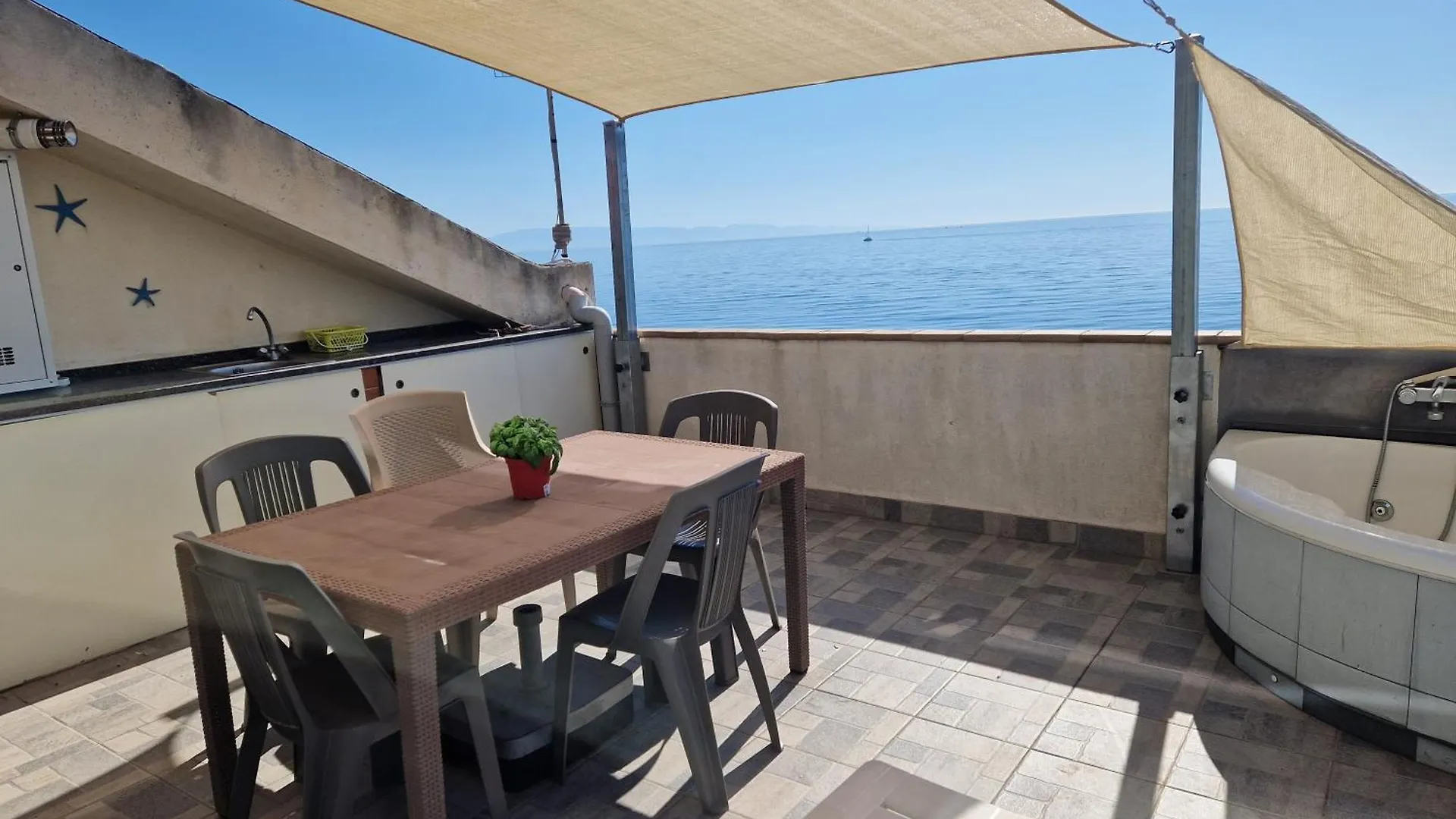 Santanna Penthouse - Fondachello-Apartments Com Riposto Apartmán